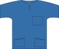 BARRIER Scrub Suit Shirt M blau, 48 Stück