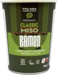 King Soba Classic Miso Ramen Cup, 85 g