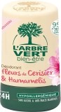 L'ARBRE VERT Déo éco roll on fleu ceri ha fr 50 ml