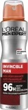 L'Oreal Paris Deo Invincible Man 96h Spray, 150 ml