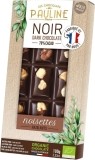 Les Chocolats de PAULINE Chocolat noir aux amandes, noisettes et raisins secs, 100 g