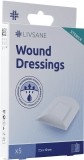 LIVSANE Sterile Wound Dressings 7.5x10cm, 5 pièces