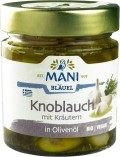MANI Knoblauch in Olivenöl mit Kräutern Bio, 185 g