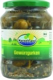 Marschland Naturkost Gurken gewürzt im Glas, 670 g