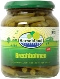 Marschland Naturkost Brechbohnen feine im Glas, 330 g
