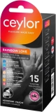 CEYLOR RAINBOW LOVE Präservative, 15 Stück