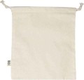 MEMO Sac à cordon en coton biologique avec label Fairtrade, 25x30 cm