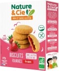 Nature & Cie Biscuit fourré à la fraise, 135 g
