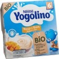 Nestle Yogolino bio mangue séré 6M, 4 x 90 g