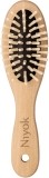 Niyok Petite brosse à cheveux en bois avec poils en bois, 1 pièce