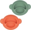 NUBY Assiette d'alimentation en silicone singe, 6 x 1 pièce