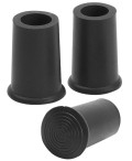 OSSENBERG Stockkapsel für Holzstöcke 14mm schwarz