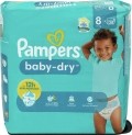 PAMPERS Baby Dry Gr8 17+kg Extra Large pack eco, 28 pièces