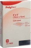 POLYMEM Pansement adhésif 10x13cm non tissé, 15 pièces