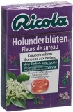 Ricola Holunderblüten Bonbons ohne Zucker mit Stevia Box, 50 g