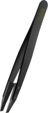 Rubis Pinzette Inox Techno Polymer schräg schwarz