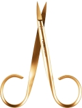 Rubis Nagelschere gold