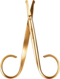 Rubis Nasenhaarschere gold