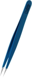 Rubis Pinzette Inox spitz blau