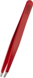 Rubis Pinzette Inox gerade rot