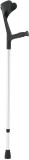  SAHAG béquille ergo soft 76-96cm alu noir,1 paire