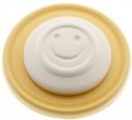 AROMALIFE set pierre odorante smile&soucoupe jaune