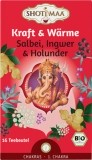 Shoti Maa Thé Force & Chaleur Sauge, Gingembre et Sureau 16 sachets