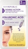 SKIN REPUBLIC 2 Step Hyaluron Acid+Collagen Maske, 10 x 25 ml