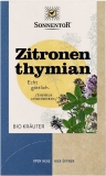 SONNENTOR Zitronenthymian Tee Bio Beutel, 18 Stück