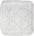 SUNDO tapis de douche 55x55cm caoutchouc blanc