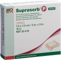 SUPRASORB P Schaumverband 7.5 x 7.5 cm selbstklebend, 10 Stück