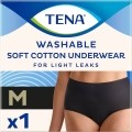 TENA Silhouette Classic Washable Underwear M schwarz