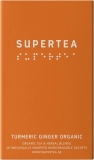 SUPERTEA Turmeric Ginger Organic Sachets, 20 pièces