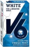 V6 White chewing gum Freshmint box