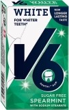 V6 White chewing gum Spearmint box