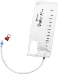 VAPRO Plus hydrophiler Einmalkatheter CH14 40cm Auffangbeutel Nelaton, 30 Stück