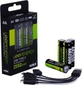 Verico LoopEnergie AA2550 4-er Pack rechargeable USB-C