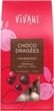 Vivani Choco Dragées Cranberry, 75 g