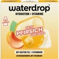 WATERDROP Microdrink Thé glacé pêche, 12 pièces