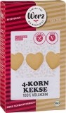 Werz Biscuits complets aux 4 céréales sans gluten, 150 g