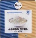 Werz Farine complète de 4 céréales sans gluten, 500 g