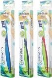Yaweco Brosse à dents nylon medium, 1 pièce