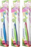 Yaweco Brosse à dents poils naturels durs, 1 pièce