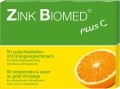 Zink Biomed plus C Lutschtabletten mit Orangengeschmack