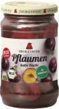 Zwergenwiese Pflaumen mit Apfeldicksaft im Glas, 360 g