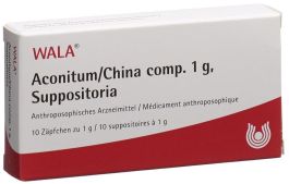 WALA Aconitum/China comp Supp 1g 10 Stk | Online Apotheke Schweiz ...