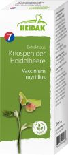 Heidak Knospe Heidelbeere Vaccinium myrtillus Glycerin Mazerat, 30 ml