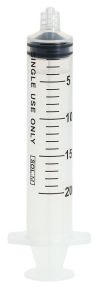 SOL-M Seringue sans aiguille 20ml Luer Lock, 100 pièces
