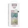 BIBS Supreme Silicon Symmetrical 0-6m island sea sage, 2 pièces