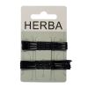HERBA sixtus 6+6.5cm noir 12 pièces